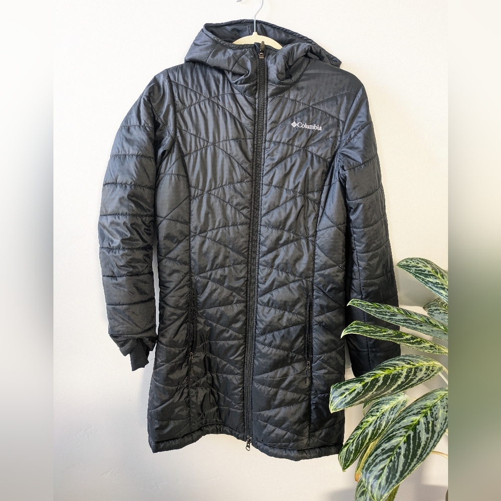 Columbia Black Omni-heat Hooded Jacket